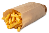 Gezinszak friet voor vier personen